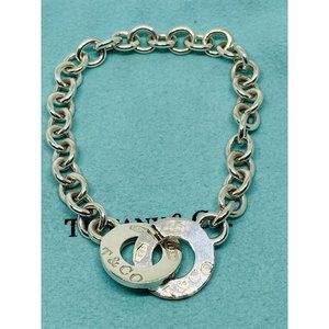 アクセサリー VINTAGE TIFFANY&Co.interlocking bracelet Tiffany & Co Infinity Interlocking Love Loop Bangle Bracelet